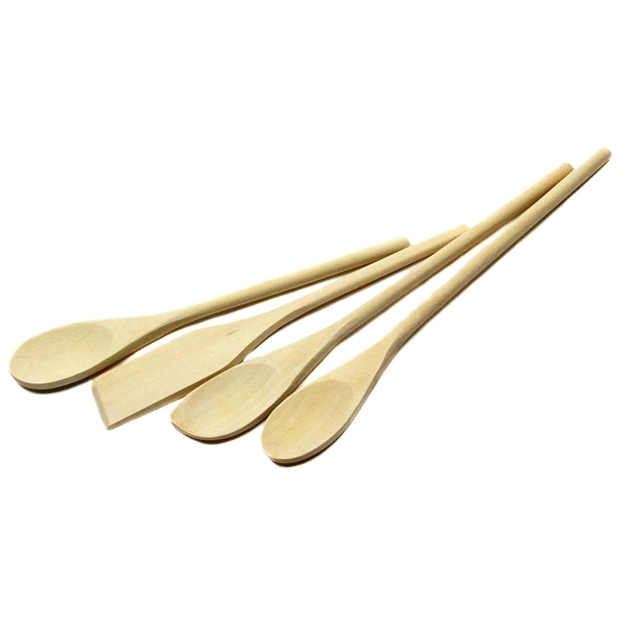 4 Piece Wooden Spoon Set