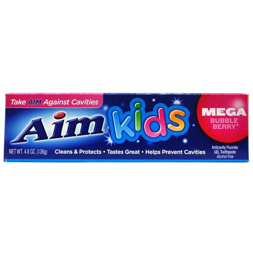 Aim Kids Mega Bubble Berry Toothpaste