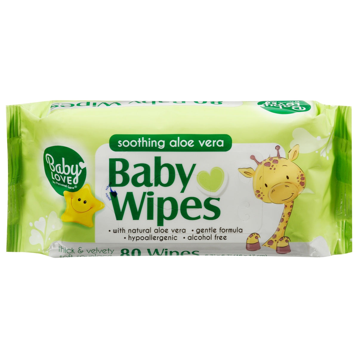 White Rain Premium Baby Wipes 64ct