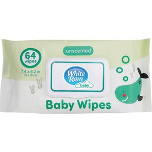 White Rain Premium Baby Wipes 64ct